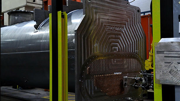 Robotmaster used to program the robotic tube rolling system