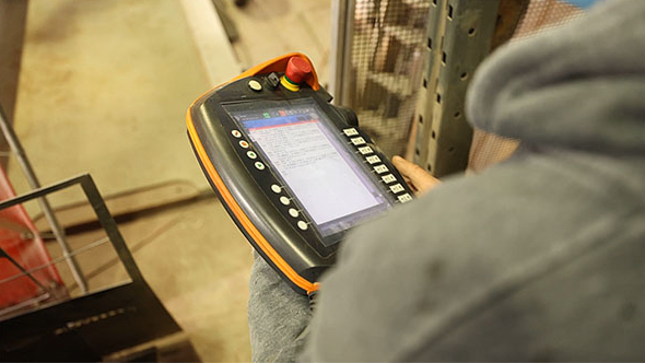 Programmazione con teach pendant